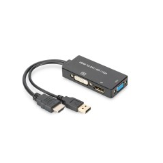 ASSMANN HDMI til Displayport, DVI - Adapter/kabel